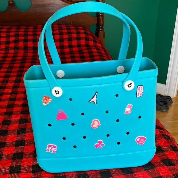 Handbags - Faux Bogg bag with decor